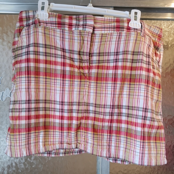 J. Crew Dresses & Skirts - J. Crew Favorite Fit Plaid Mini Skirt Size 14